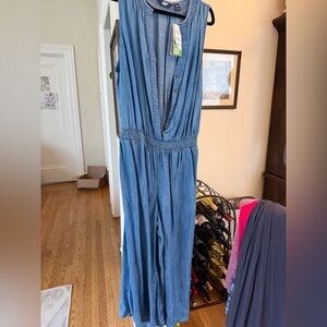 Lands' End Blue Jumpsuit